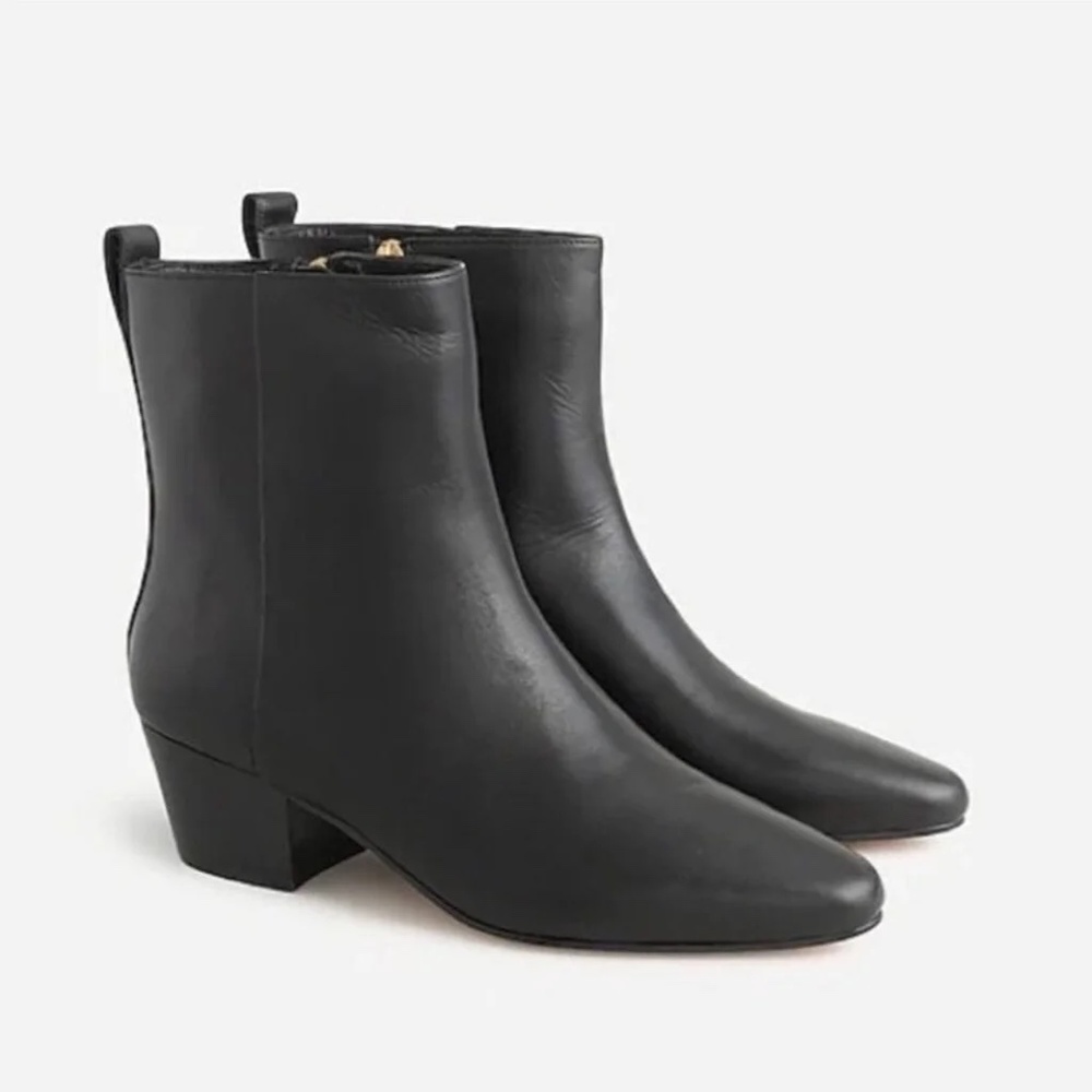 J.Crew Leather Western Boots, NWT